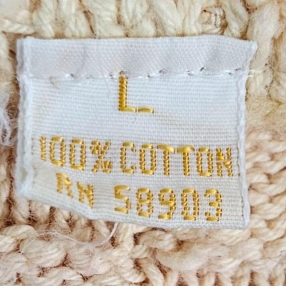 ALAN FLUSSER WOMENS LARGE VINTAGE KNIT SWEATER DRY CLEAN ONLY - Picture 6 of 9